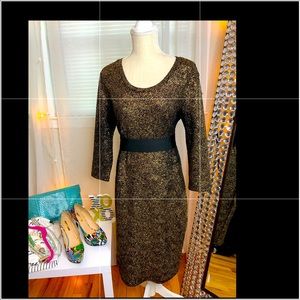 Gold Plus Sized bodycon dress